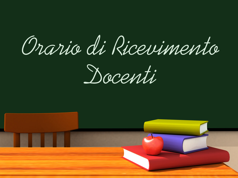 ORARIO DI RICEVIMENTO DOCENTI  SCUOLA SECONDARIA I GRADO 
